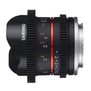 Samyang MF 8 mm T3.1 Fisheye Video APS-C Fuji X