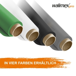 Walimex pro Hintergrundkarton 1,35x10m,grün chroma