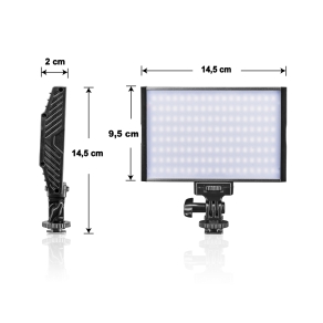 Walimex pro LED Niova 150 Bi Color 15W LED Leuchte plus Netzteil