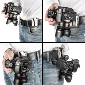 Cintura per fotocamera Walimex pro con V-Dock Argus