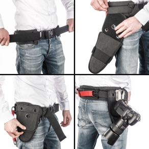 Walimex ceinture de hanche pour appareil photo pro avec V-Dock Argus