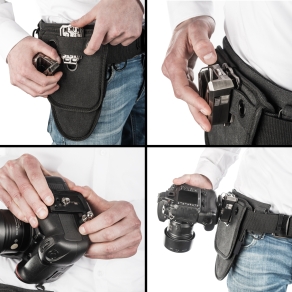 Walimex ceinture de hanche pour caméra pro avec 2x V-Dock Argus