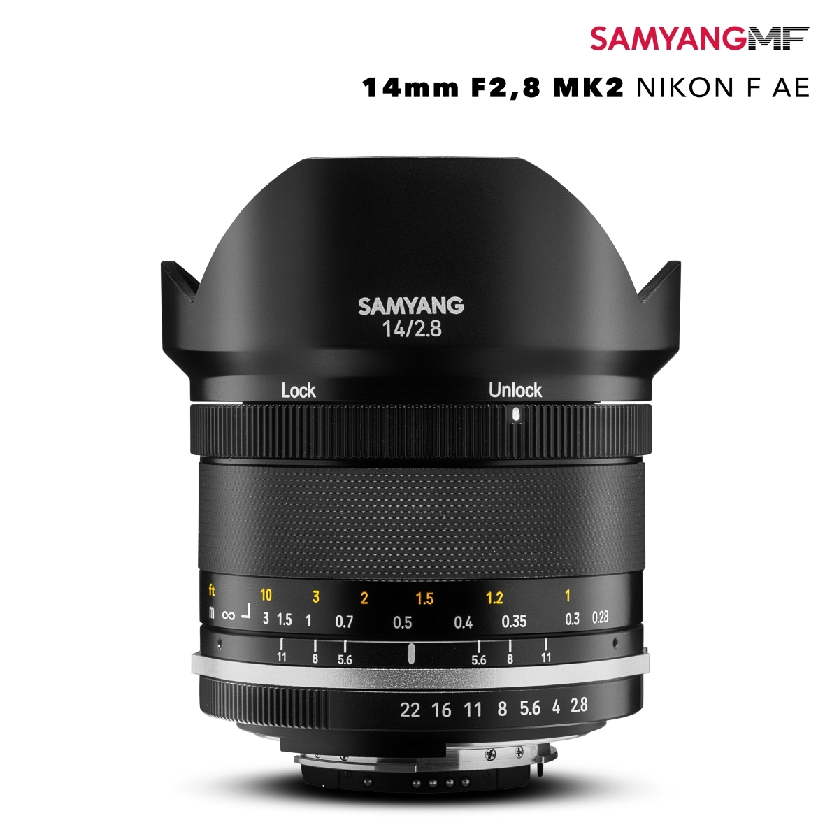 Samyang MF 14mm F2.8 MK2 Nikon F AE