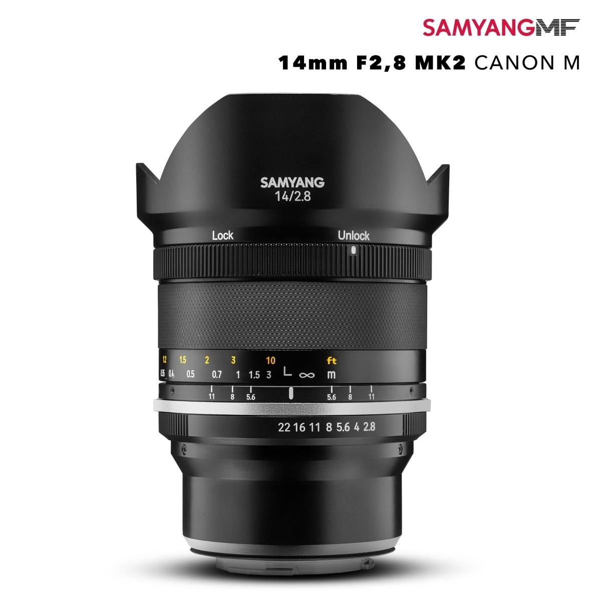 Samyang MF 14mm F2,8 MK2 Canon M