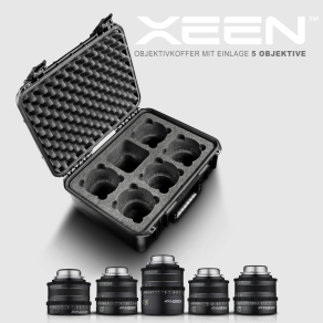 XEEN CF complete set 5x Canon EF met koffer