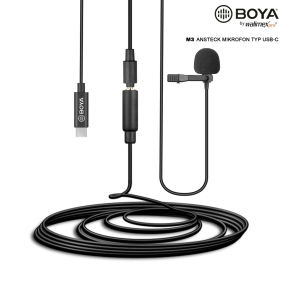 Walimex pro Boya M3 microfono a clip tipo USB-C