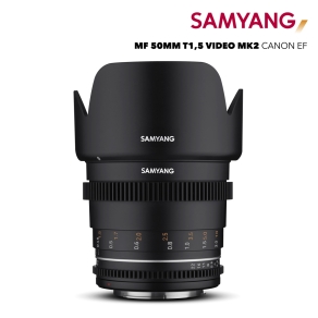 Samyang MF 50 mm T1.5 VDSLR MK2 Canon EF