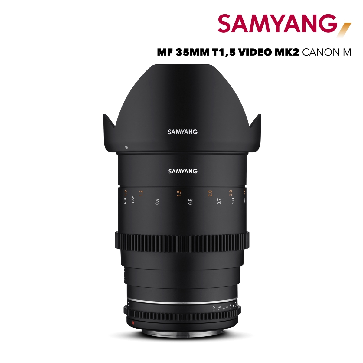 Samyang MF 35mm T1.5 VDSLR MK2 Canon M