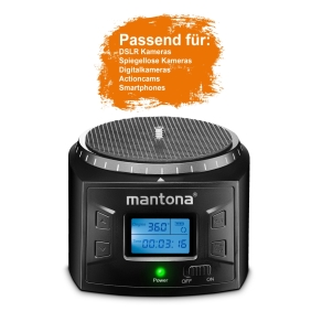 Mantona Turnaround 360 Advanced 3 - elektrische panoramakop
