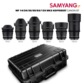 Samyang MF 14/24/35/50/85/135 MK2 Koffer Canon EF