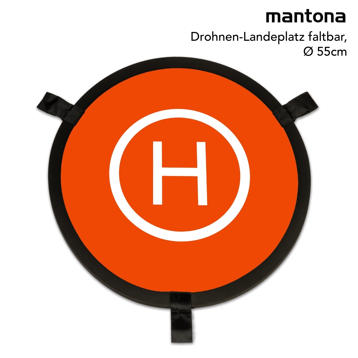 Mantona piste d'atterrissage pour drones pliable, Ø 55cm - walimex /