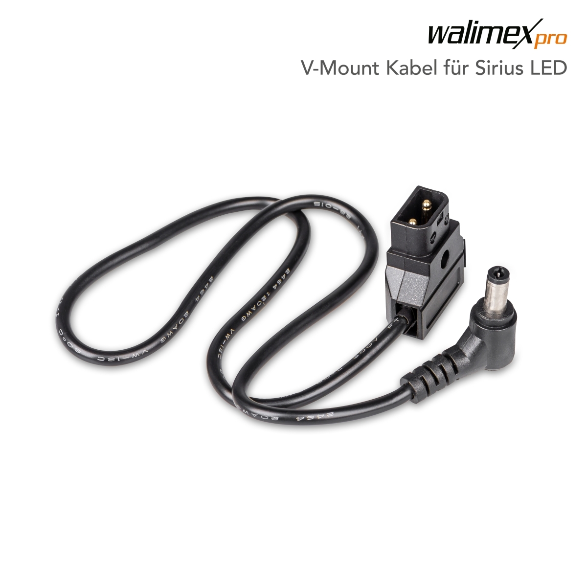 Walimex pro V-mount kabel voor Sirius