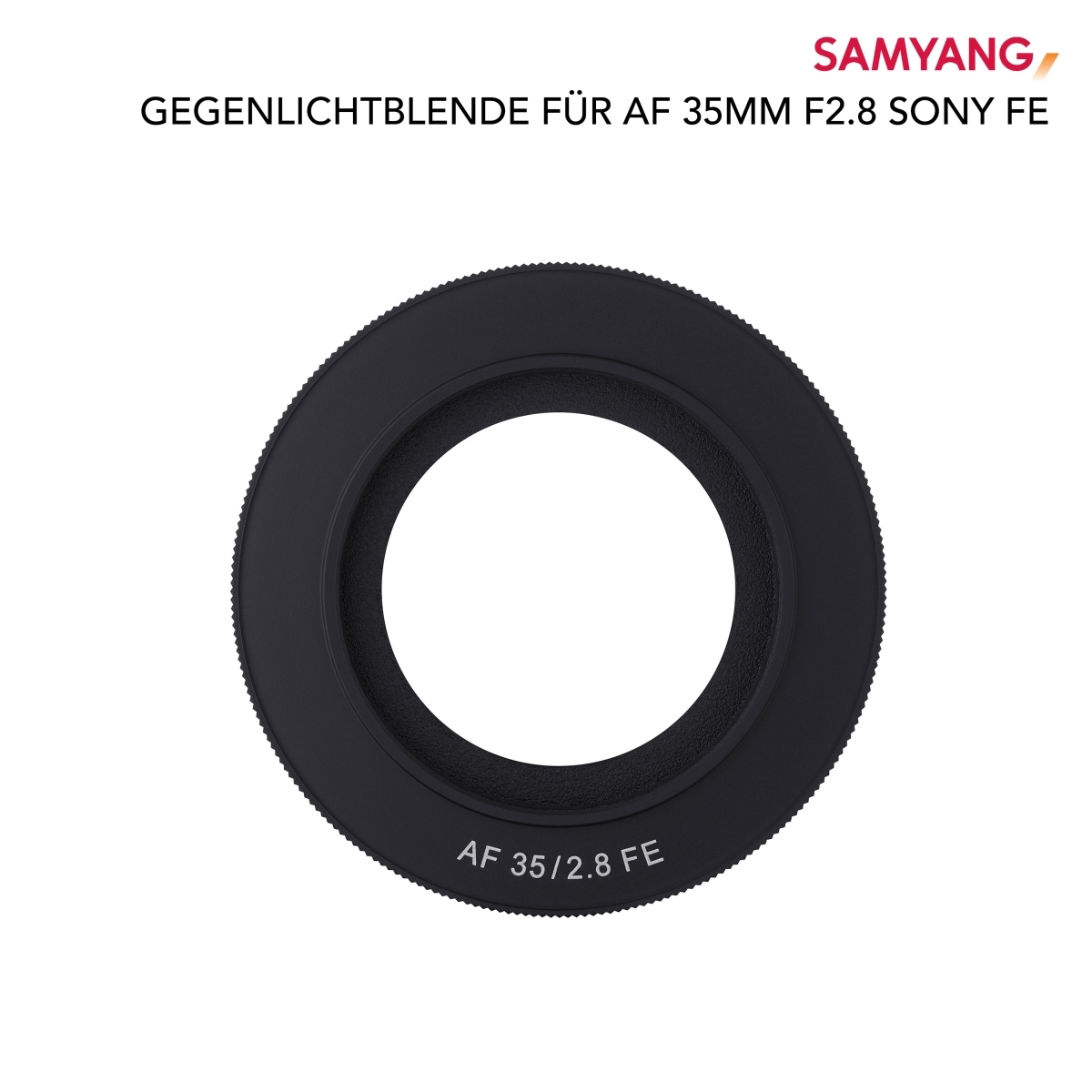 Parasoleil Samyang pour AF 35mm F2,8 Sony FE