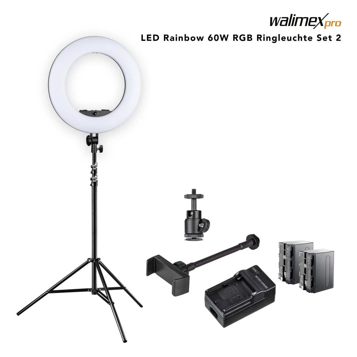 Simpex Ring LED 18 Inches Dual Colour Professional LED Ring Light (RL 522)  with Carry Bag
