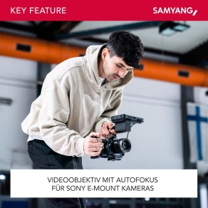 Samyang V-AF 45 mm T1,9 FE per Sony E