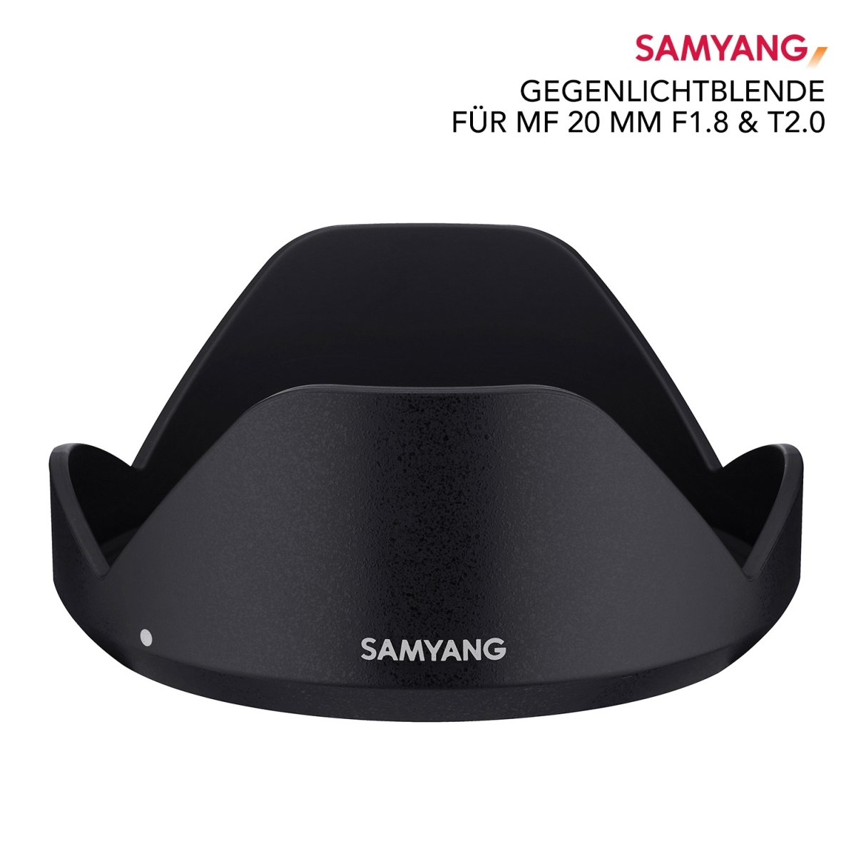 Samyang lens hood for MF 20mm F1,8/T2,0