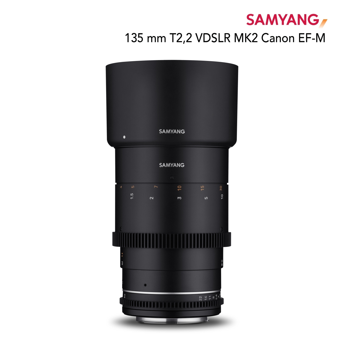 Samyang MF 135mm T2.2 Video DSLR Canon M