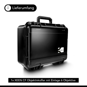 XEEN CF lens case with inlay 6 lenses