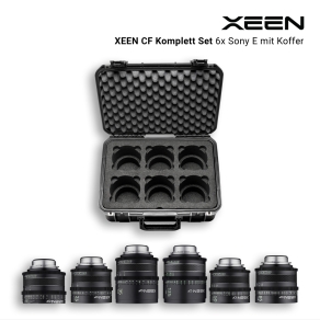 XEEN CF Set complet 6x Sony E avec valise