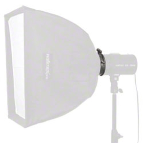 Walimex Adaptateur à baïonnette S pour flashs de studio, 9,5cm