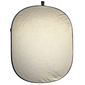 Walimex pro 2in1 Foldable Reflector wavygold/white