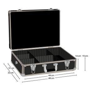 Mantona Photo Suitcase Basic M, black/brown