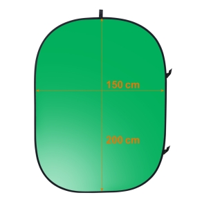 Walimex Foldable Background green, 150x200cm