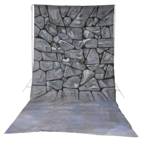 Walimex pro Motif Cloth Background Stones, 3x6m