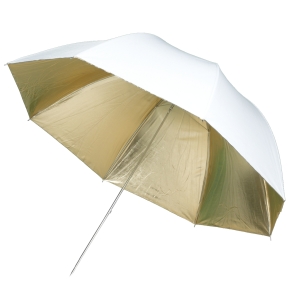 Walimex Parapluie réflecteur doré, 123cm