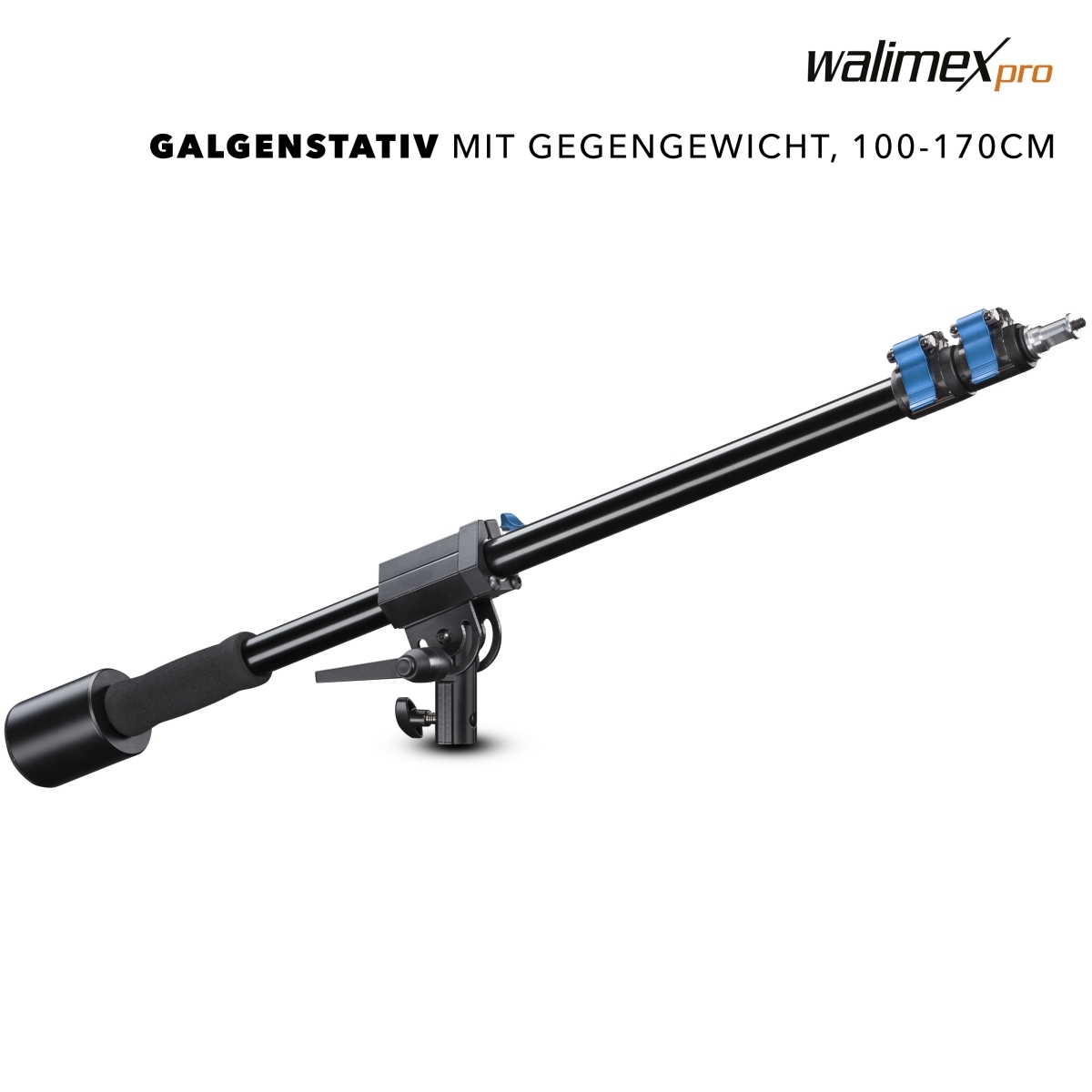 Walimex pro Boom incl. counter weight, 70-183cm