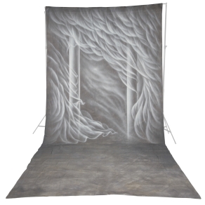 Walimex pro Fond en tissu à motifs Silk, 3x6m