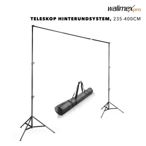 Walimex pro Teleskop Hintergrundsystem XL 225-400 cm