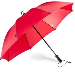 Swing handsfree Regenschirm rot mit Tragegestelll