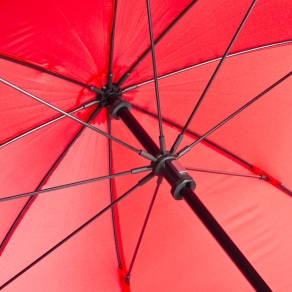 Swing handsfree Regenschirm rot mit Tragegestelll