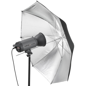 Walimex pro Reflex Umbrella black/silver, 109cm