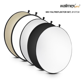 Walimex pro 5in1 Foldable Reflector Set, Ø107cm