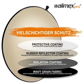 Walimex pro 5in1 Foldable Reflector Set, Ø107cm