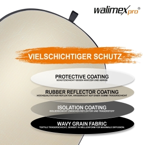 Walimex pro 5in1 Foldable Reflector Set, 102x168cm