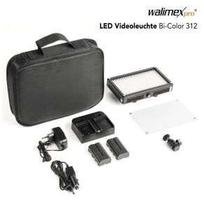 Walimex pro LED Foto Video 312 Bi Color